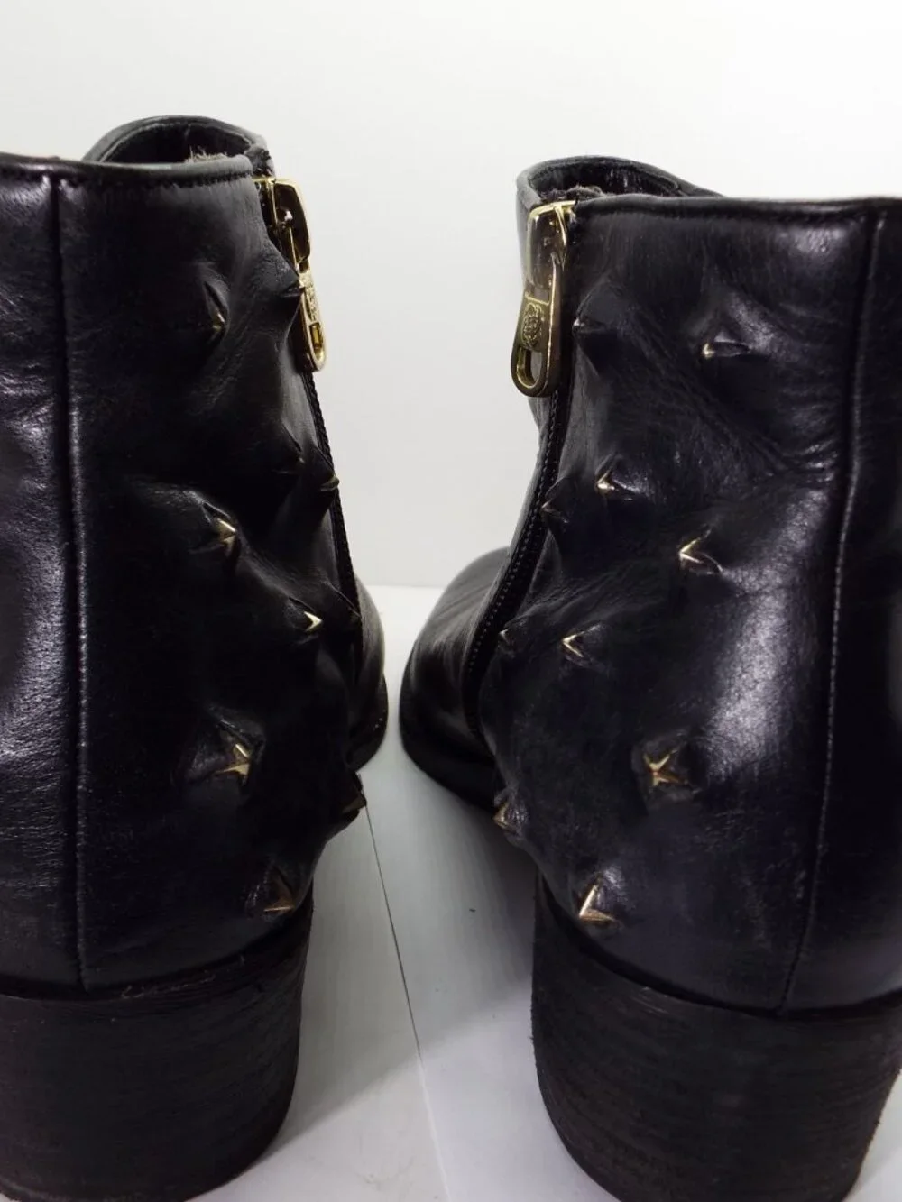 Elliot Lucca Black Women's Studded Boots